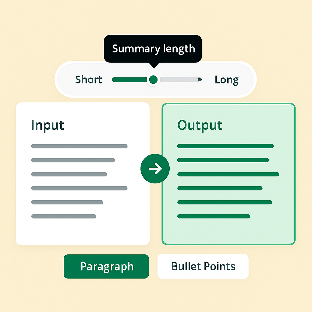 AI Text Summarizer Tool